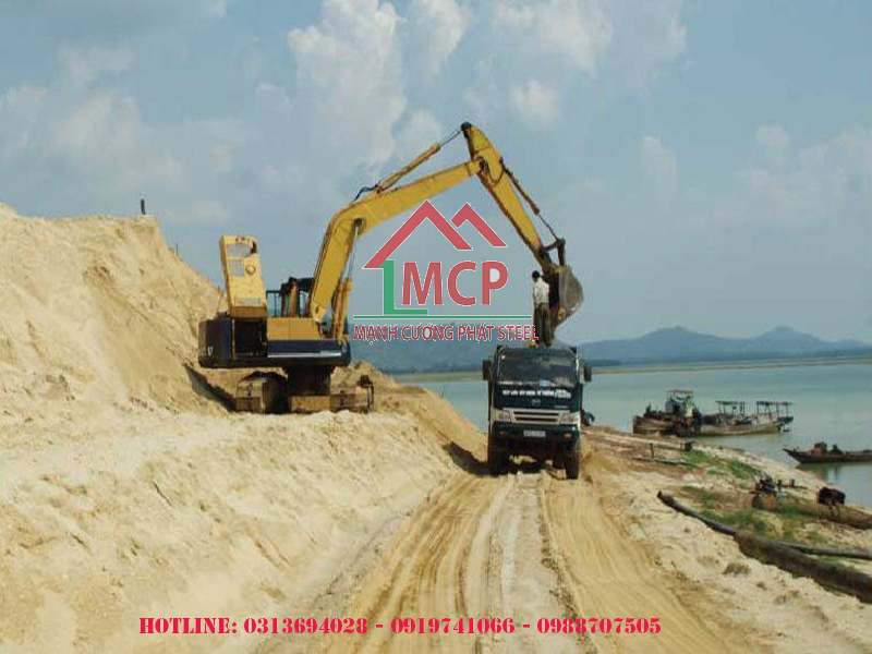 Update price of construction sand Construction sand price in District 2
